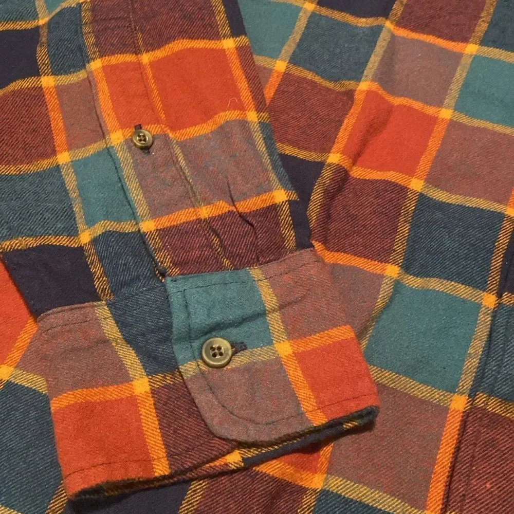 J. Crew Flannel Button Up Shirt Medium